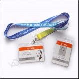 cordino personalizzato con logo personalizzato in plastica nome / badge portabobina
