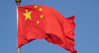 fliegen Sie 3 * 5feet hängendes chinesisches Büro der roten Fahne der Porzellanfahne 5 Stern / Tätigkeit / Parade / Festival / Inneneinrichtung nn060
