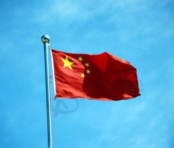 Großhandel 100d Polyester China Nationalflaggen Banner 60x100cm / 90x150cm / 120x200cm / 150x250cm / 180x300cm