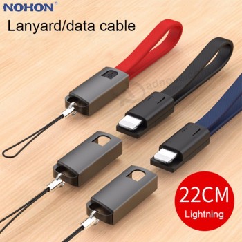 data USB-sleutelhanger draagbare lader snel opladen kabel voor iphone 6 S 6S 7 8 plus X 10 XR XS MAX 5 5S SE telefoon accessoire kabel