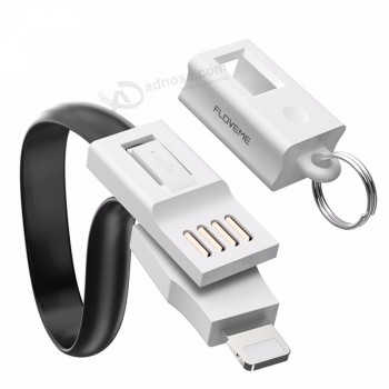 Floveme 다기능 USB 케이블 아이폰 아이 패드 번개 충전기 케이블 키 체인 액세서리 휴대용 충전 동기화 데이터 코드