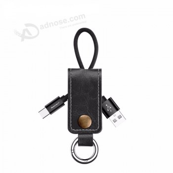 适用于iPhone的robotsky USB数据线5V 2A微型LG C型钥匙扣充电线，用于三星LG小米HTC华为