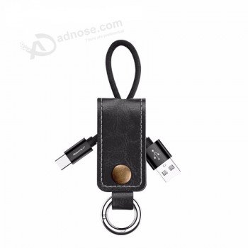 Robotsky cabo de dados USB para iphone 5 V 2A micro USB tipo C chaveiro cabo de carregamento para samsung LG xiaomi HTC huawei
