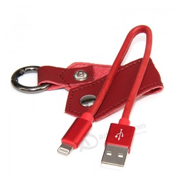 Heiße verkaufende USB-Schlüsselringdaten, die 2 in 1 Kabel für Handys aufladen
