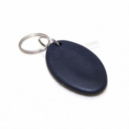 custom logo ABS 125khz rfid keyfob em4305 rewritable keytag