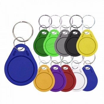 UID rfid Tag changeable 1k 13.56mhz IC S50 block 0 sector writable smart ring Key Fob price active wrist alien chip keytags band