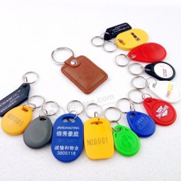 verschiedene modelle und niedrigster preis kunststoff rfid smart keytag für hotel