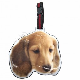 Wholesale Standard Size Airplane Luggage Tag Custom Printing Cute Dog Name Tag