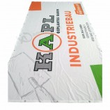 textil al aire libre personalizado publicidad impermeable tela de malla banner valla malla banner grandes banderas