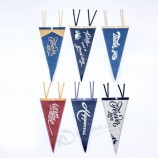 bandeiras de flâmula triângulo bandeiras de banner barato bandeira de feltro triângulo
