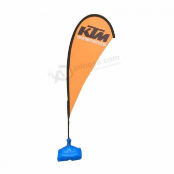 werbung druck outdoor tear drop strand flagge banner