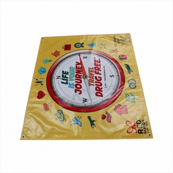 custom outdoor large promotional advertising perforated printing pvc vinyl banner