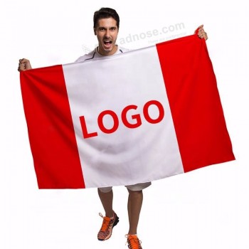 48 uur snelle levering 3X5 aangepaste logo afdrukken vlaggen promotionele adverteren banner