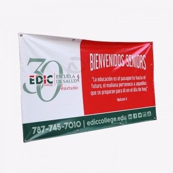 banner pubblicitario in pvc pubblicitario da parete per esterni, stampa banner in vinile