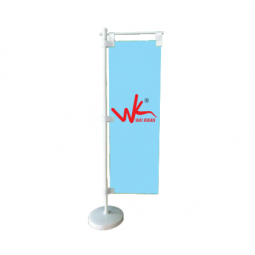 Square table flag & desk flagpole