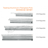 Teadrop Aluminium Glasfaserstange