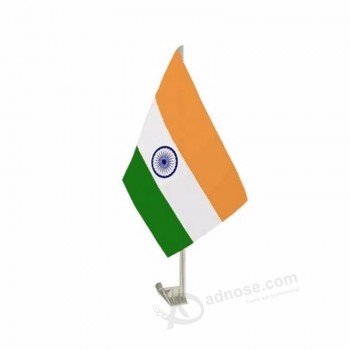 Оптовая полиэстер трафаретная печать полиэстер печати индия страна мини-автомобиль окно флаг