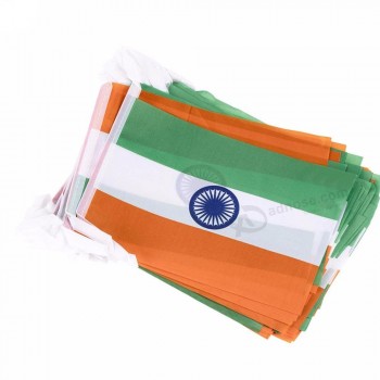 축구 팬 가정 훈장을위한 인도 국가 끈 폴리 에스테 깃발