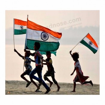 Indiase nationale vlag Alle nationale vlag professionele polyester polyester fabrieks directe vlaggen