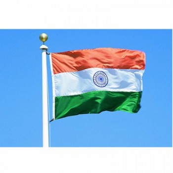 bandiera dell'India del poliestere poco costosa su ordinazione
