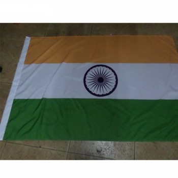 zware heldere kleuren waterdichte standaard India land vlag