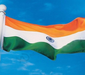 인도 국기 국기 폴리 에스터 나일론 배너 비행 플래그