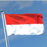 High quality Indonesia country flag outdoor decorative Indonesia hanging national flag