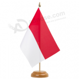 Custom national table flag of Indonesia country desk flags