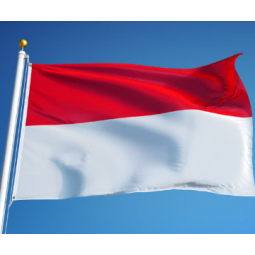 polyester fabric national country flag of indonesia