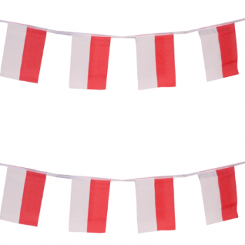 decorative mini polyester indonesia bunting banner flag