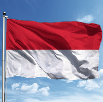Venta caliente bandera de indonesia bandera indonesia bandera del país