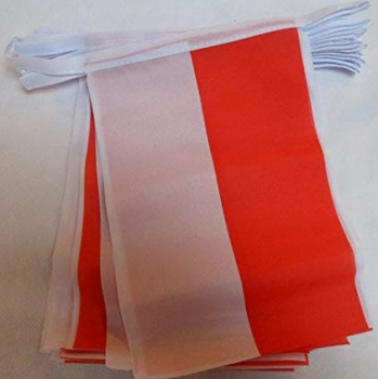 Banderas de bandera del empavesado del país de Indonesia para la celebración