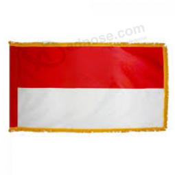 polyester indonesia national tassel flag for hanging