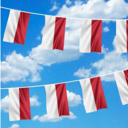 Indonesia String Flag Sports Decoration Indonesia Bunting Flag
