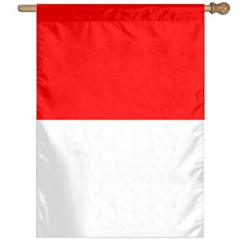 国立インドネシアの庭の旗の家の庭の装飾的なインドネシアの旗