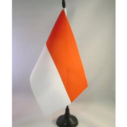 Fábrica al por mayor oficina decorativa mini indonesia bandera de mesa