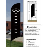 factory direct wholesale cheap price infiniti flag with high quality