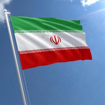 Digital Printed National Country Iran Flag Wholesale