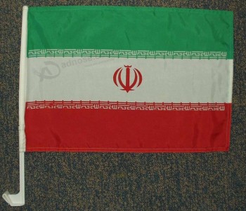 Polyester Iran country flag Car Window Flag Manufacturer