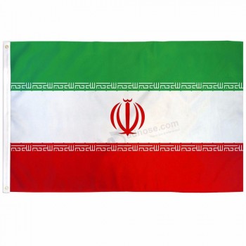 Decoración 3X5 bandera de Irán celebración personalizada bandera de Irán