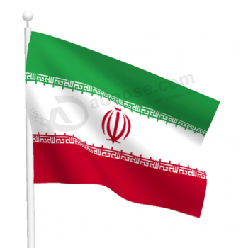 Iran Nationalflagge Banner lebendige Farbe Iran Flagge Polyester