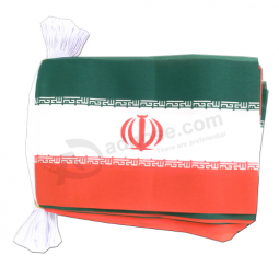 Mini Polyester Decorative Iran Bunting Banner Flag
