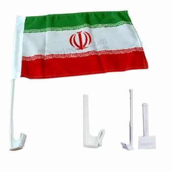 Bandeira impressa do poliéster da propaganda do país Irã Bandeira da janela de carro