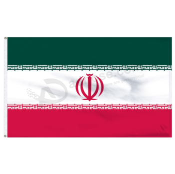 90 x 150cm bandera iraní fábrica de banderas nacionales de irán