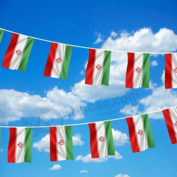 イラン文字列旗スポーツイベント装飾吊り旗