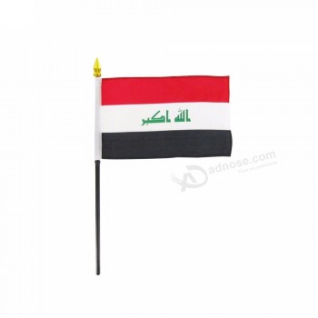 Large Hand Waving Country Iraq Flag