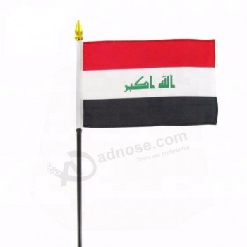 Irak Iran Syrien Hand Fahnen mit hoher Qualität
