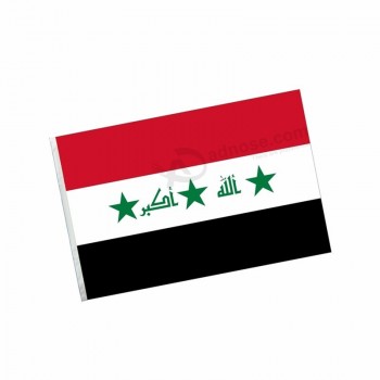 bandera de la bandera de irak decoración al aire libre volando bandera de bandera de 3 * 5 pies