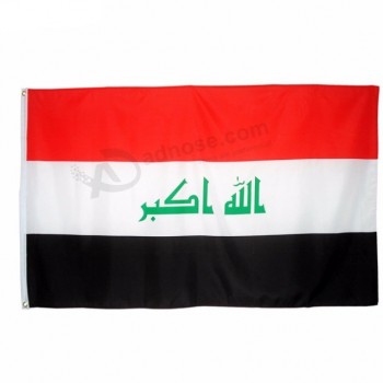 Nova bandeira da fábrica 3x5 de qualidade premium mais vendida para o iraque