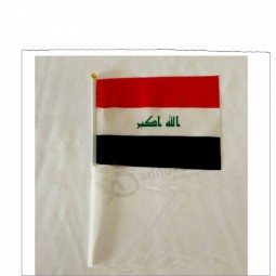Cheap14*21cm disposable iraq hand flag
